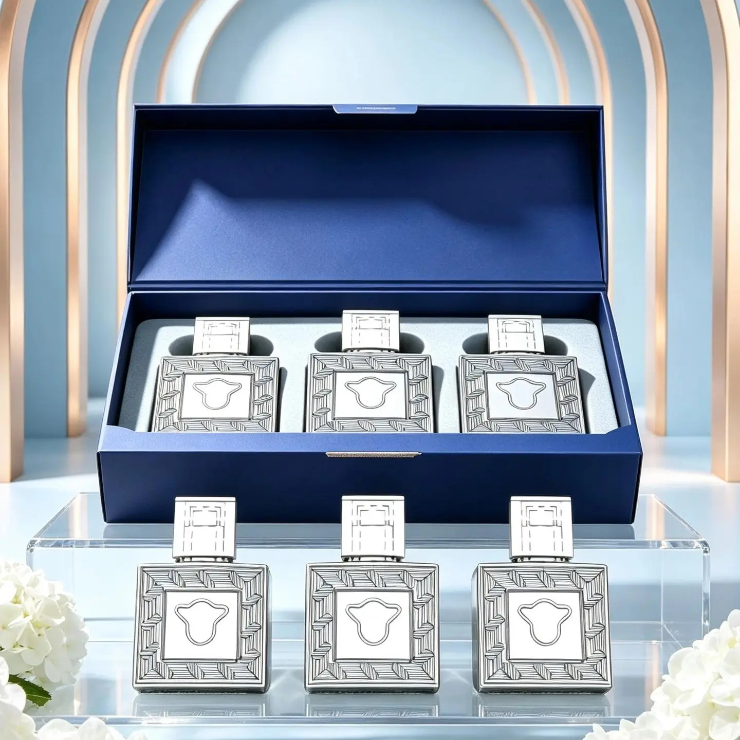 3 Mixed Fragrance Styles Perfume Gift Pack Soft fruity floral, creamy coconut and mellow coffee layered aroma, all-day long wear. Elegant box for birthdays, Valentine’s and daily dating.