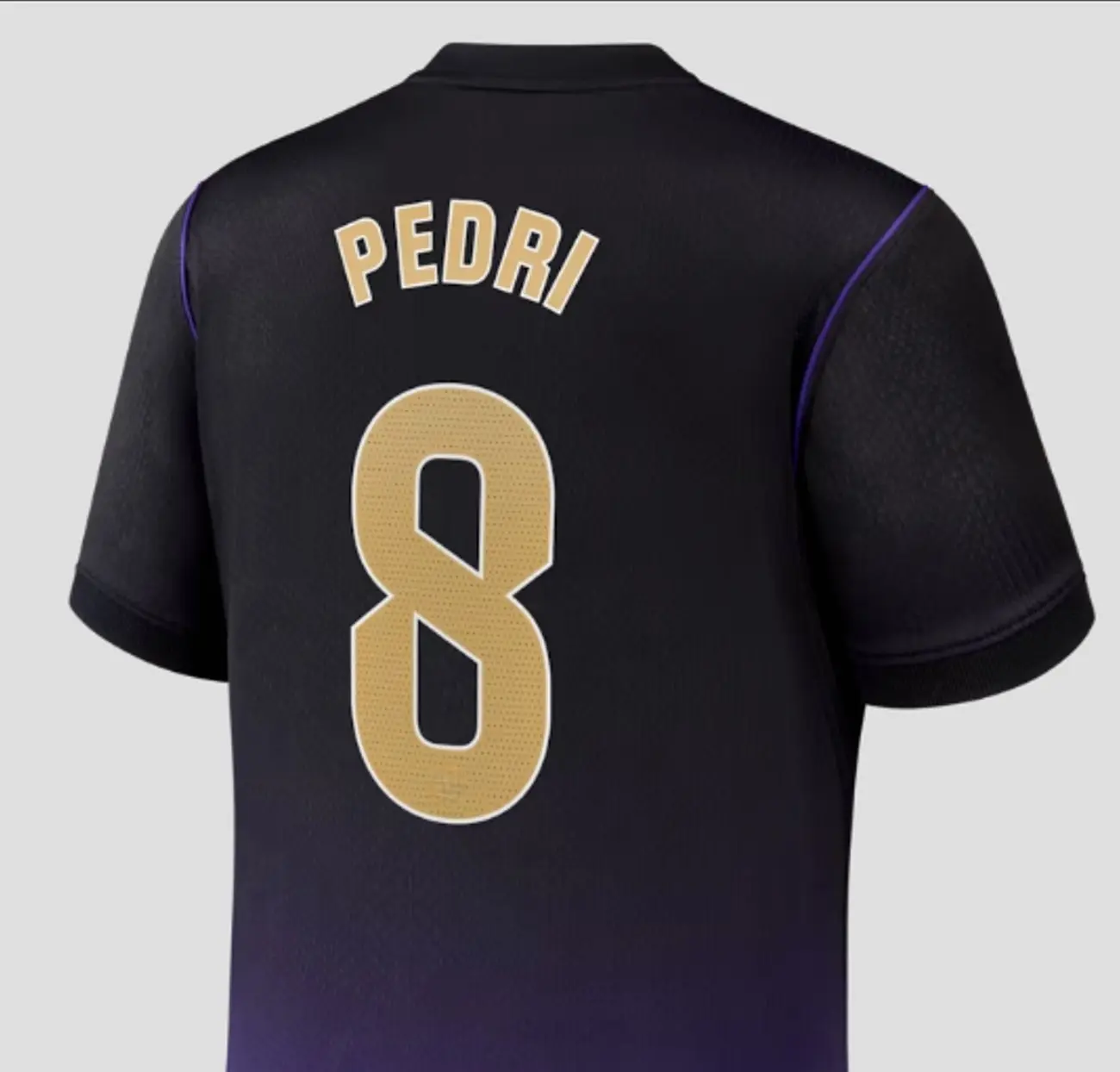 Unisex Black Purple Premium  Soccer Fan Shirt Number 8 Athletic Jersey Lightweight Unisex Sports Tee