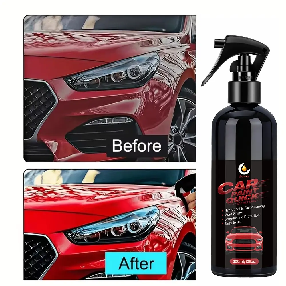 3 in 1 Car Ceramic Nano Coating Liquid, Ultimate Paint Protection and Scratch Repair, Easy to Use Long-Lasting Auto Detailing Spray for All Vehicles, Nano Coating Spray for Cars