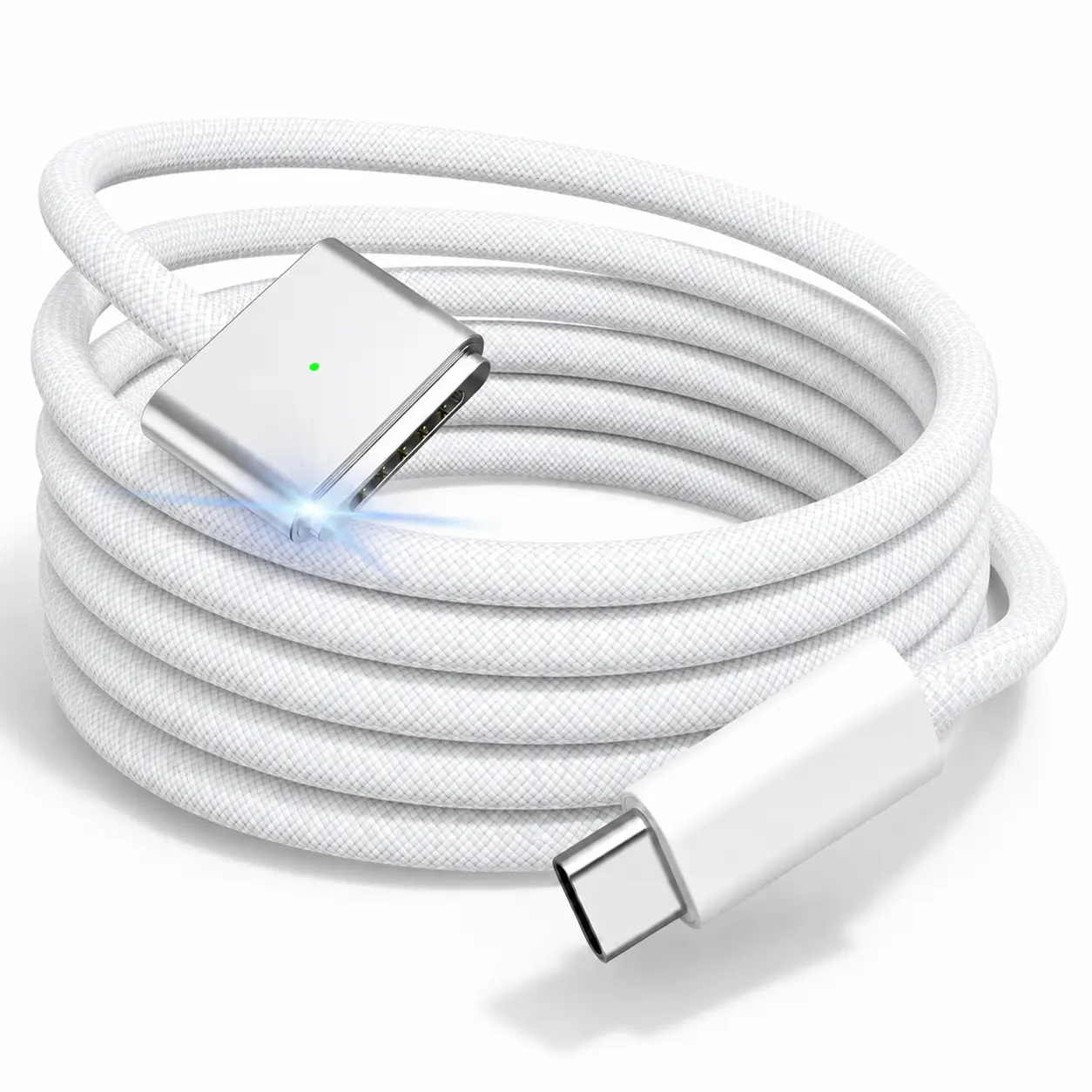 AISONK 140W USB-C to Magnetic 3 Charging Cable 6.6FT, Compatible with MagSafe 3 for MacBook Pro 14" 16" & MacBook Air 13" 15", Fast Charging Cord for Home Office Travel, Type C Charging, Charger Cord