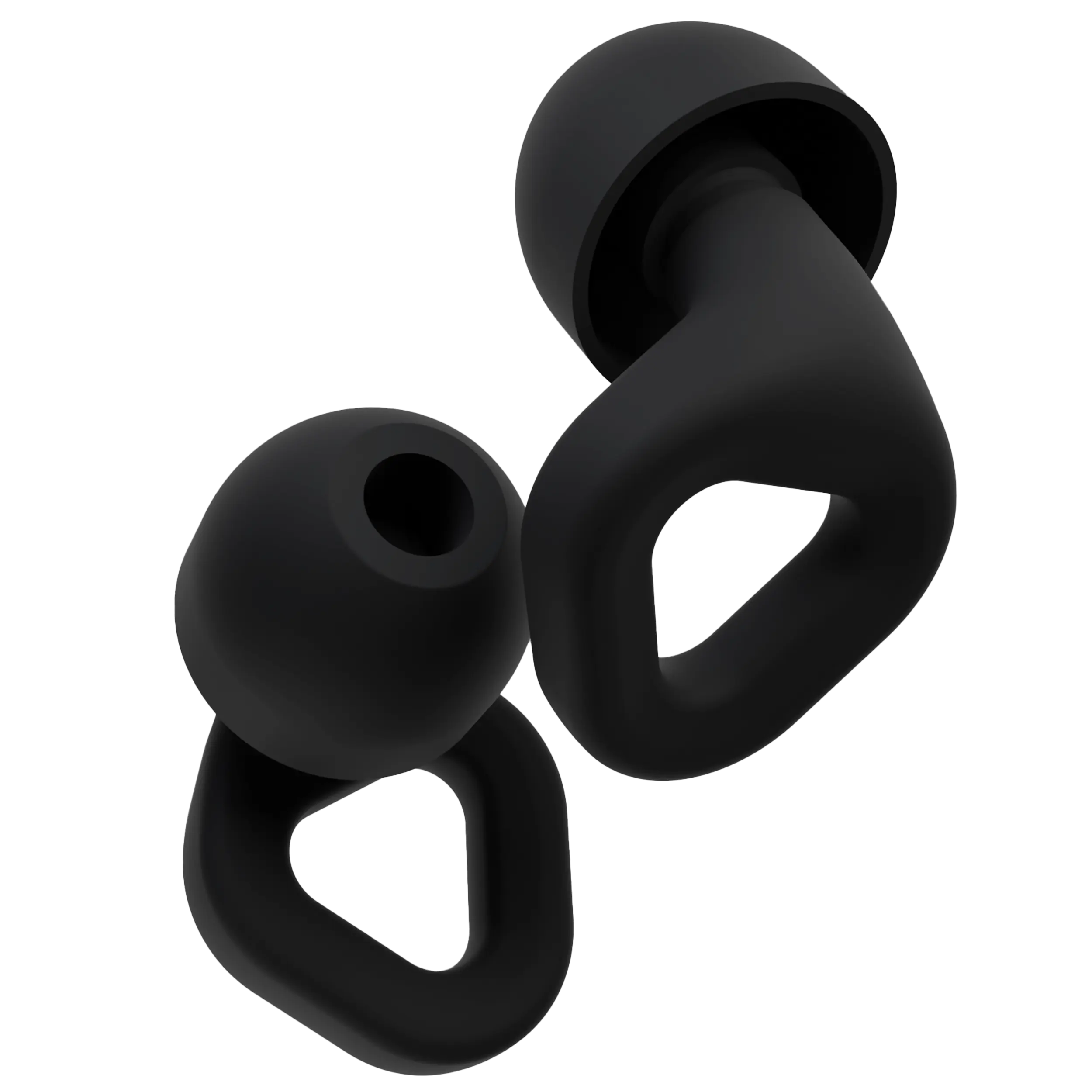 ZENZ Unwind Earplugs - Soft and Comfortable Design for Relaxation and Noise Reduction - Onyx Black