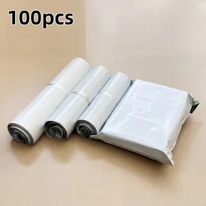 100 Shipping Bags, Self-Adhesive Sealed Pouches, 5 Sizes S to Xxl, Clothing Packaging, Business Use, Express Delivery & Postal Mailing Bags