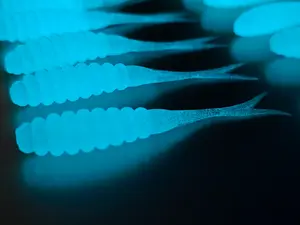 Blue Glow Fluke – 2.5” (12ct) UV GLOW