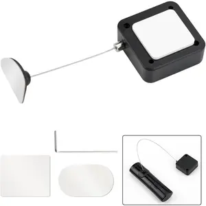 6 1/2 ft Retractable Remote Control  Tether Lock with Adjustable Locking Leash Length Clasp,Remote Control  Lanyard Lock for TV Remote Control,Gaming Controller,Tablets Showroom -1 Pc