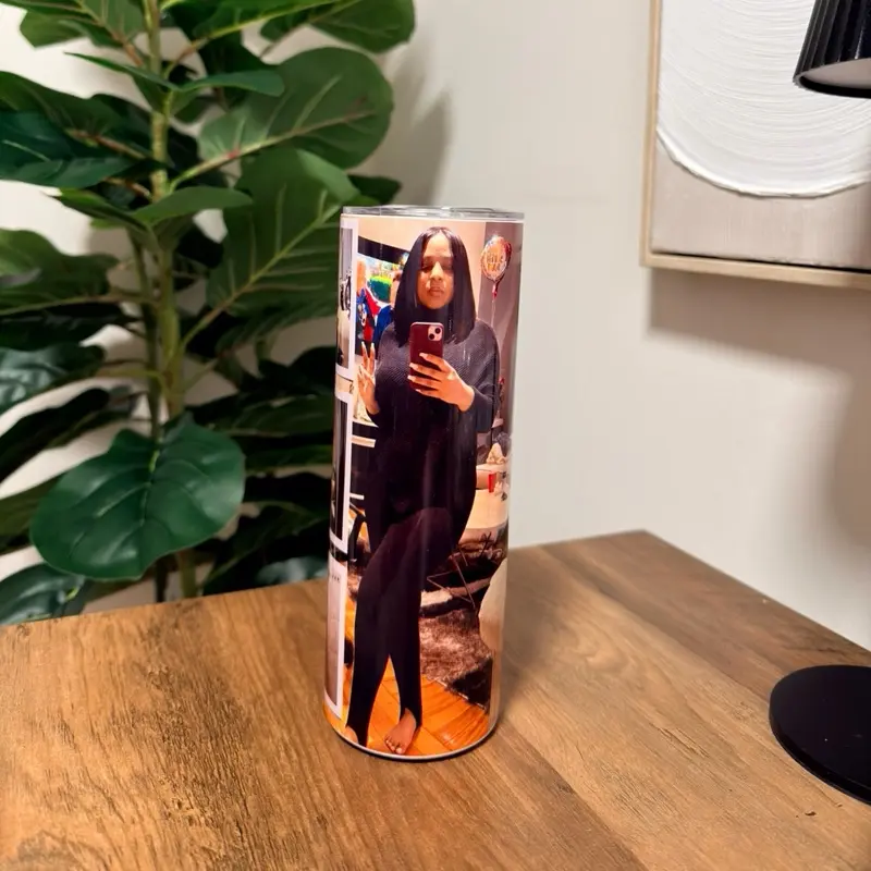 Custom Photo Tumbler  | Personalized 20oz Cup | Picture Tumbler Gift