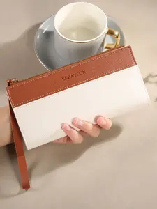 Women's Fashion Colorblock Wallet, Fashionable Wallet, Long Tassel Design, Multi-Card Slots, Coin Holder, Perfect for Dates and Shopping