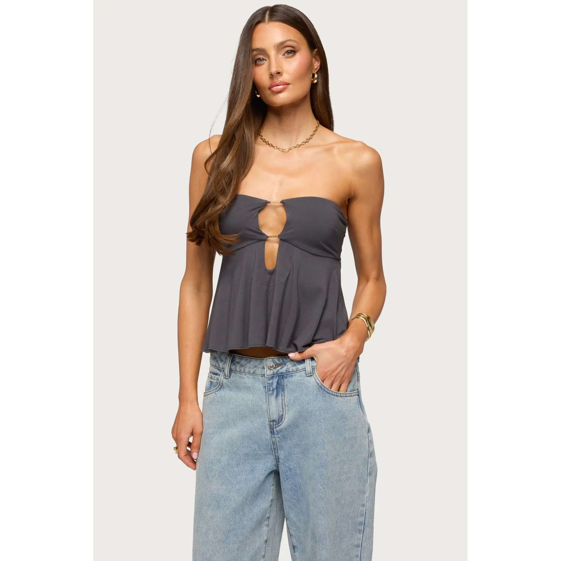 Nikita Strapless Cutout Top Nikita Strapless Cutout Top