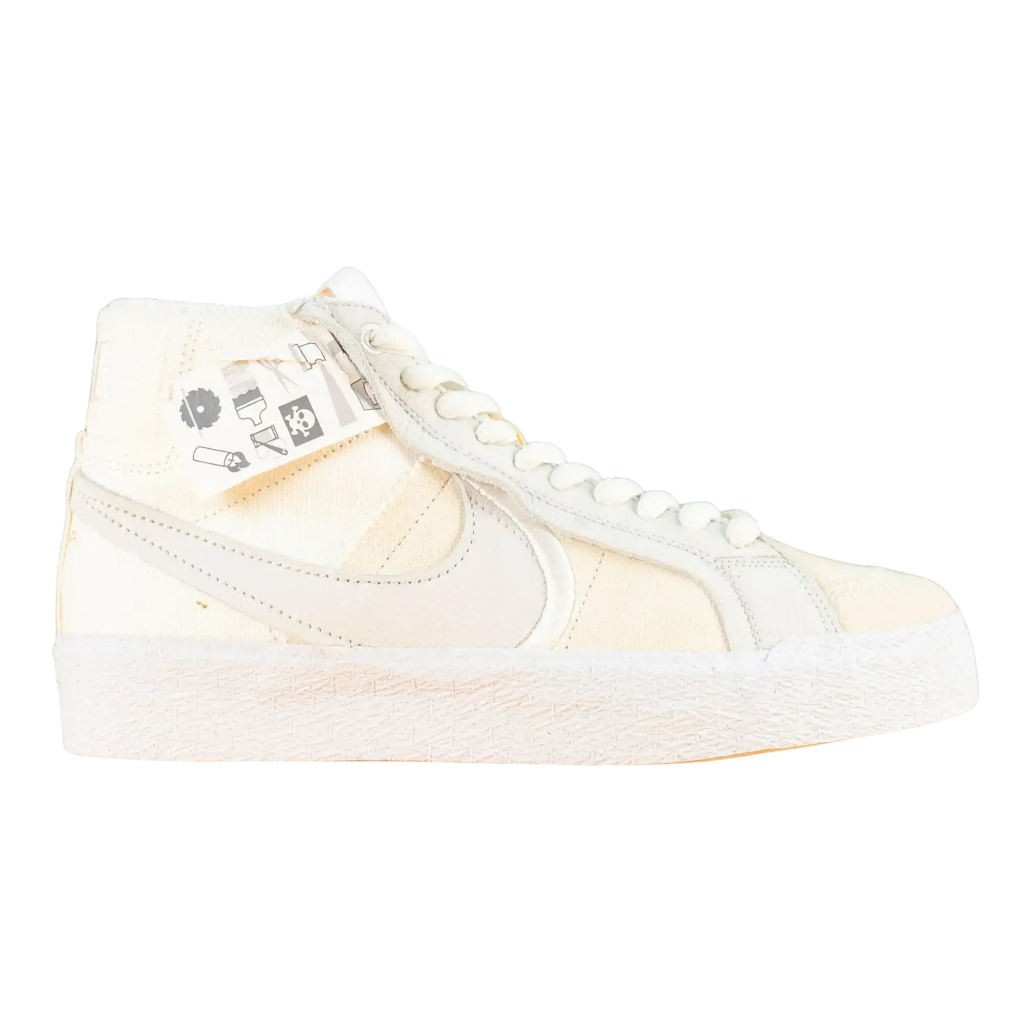 Nike SB Zoom Blazer Mid Premium Plus Skateboard Shoe in Summit White | Men's