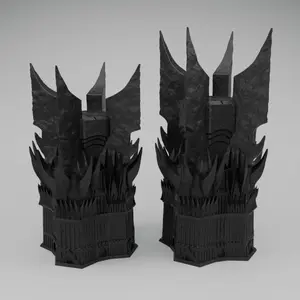 MTG Lord of the Rings Deck Box Orthanc Saruman’s Tower 100 Card Commander EDH Fits 100 Double Sleeved 3D Printed Collectible