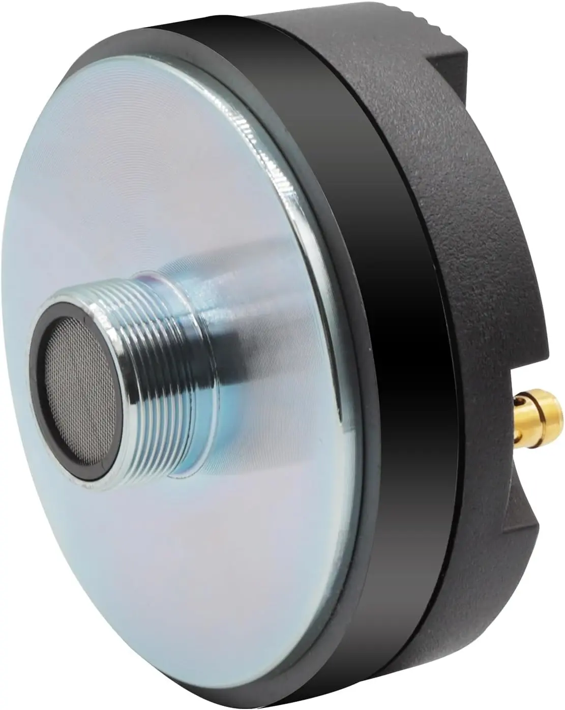 5 CORE Car Audio Horn Speaker Tweeter, 1x 220W Peak Compression Driver, 1.75in Titanium Voice Coil, 8 Ohm, 1in Throat Twist-On (18TPI), 3.5in Durable Metal Body, Super Loud Audio, 1" Throat Twist-On