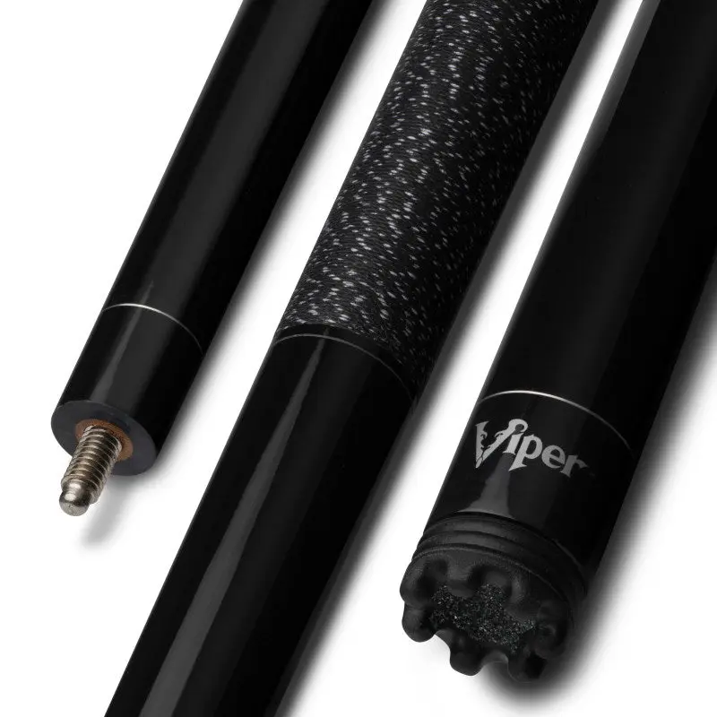 Viper 3-Piece Billiard Cue Stick - Black Original Design, Durable Maple Wood Construction, Ideal for Billiards & Snooker Sporting Events, Billiard Cue Sticks