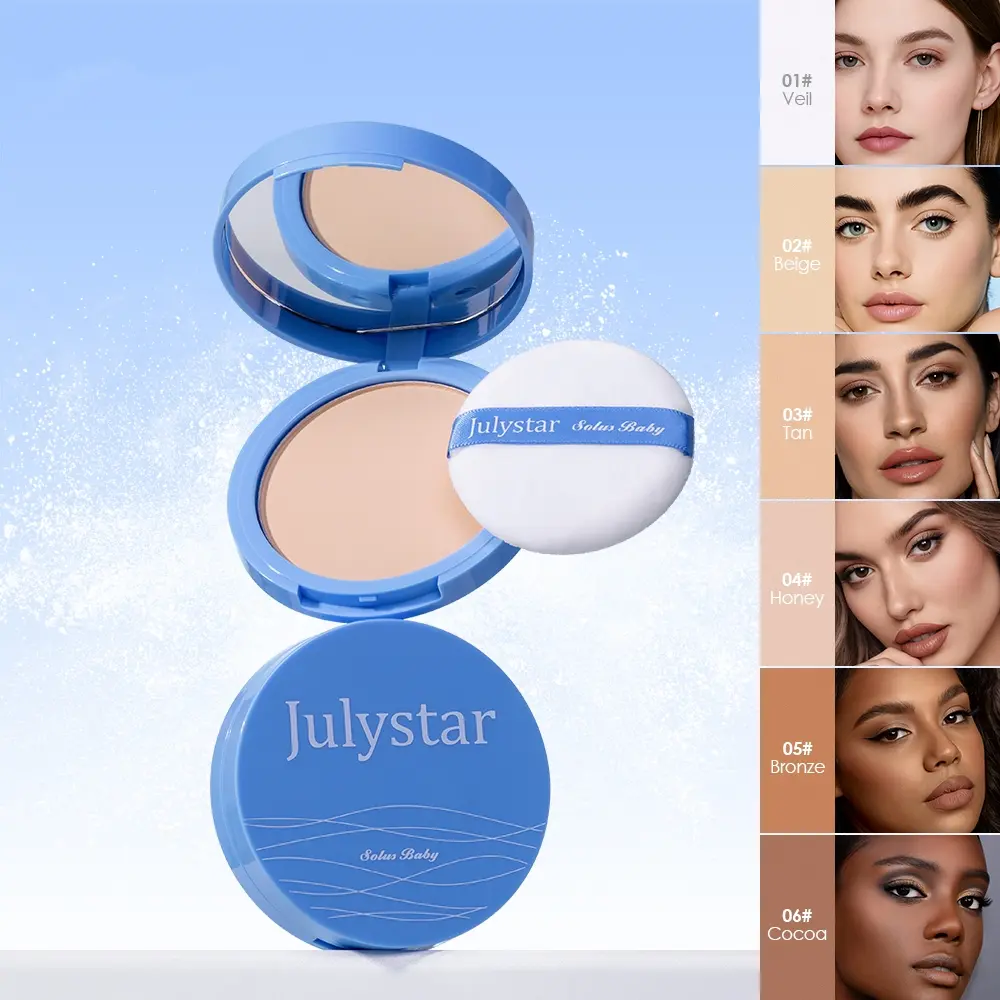 makeup and oil control concealer setting powder, Finishing powder, Beauty Powder moisturizing, natural ingredients, lasting coverage of facial defects, waterproof and lightweight, Matte Makeup Finish, to create a natural look all day