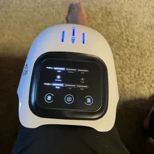 Product Review of Knee Massager,Cordless Knee Massager and Vibration,Adjustable Temperature Knee Massager with Clear Visible LED Screen Comfort from 🖤** C**e J**n 📚**