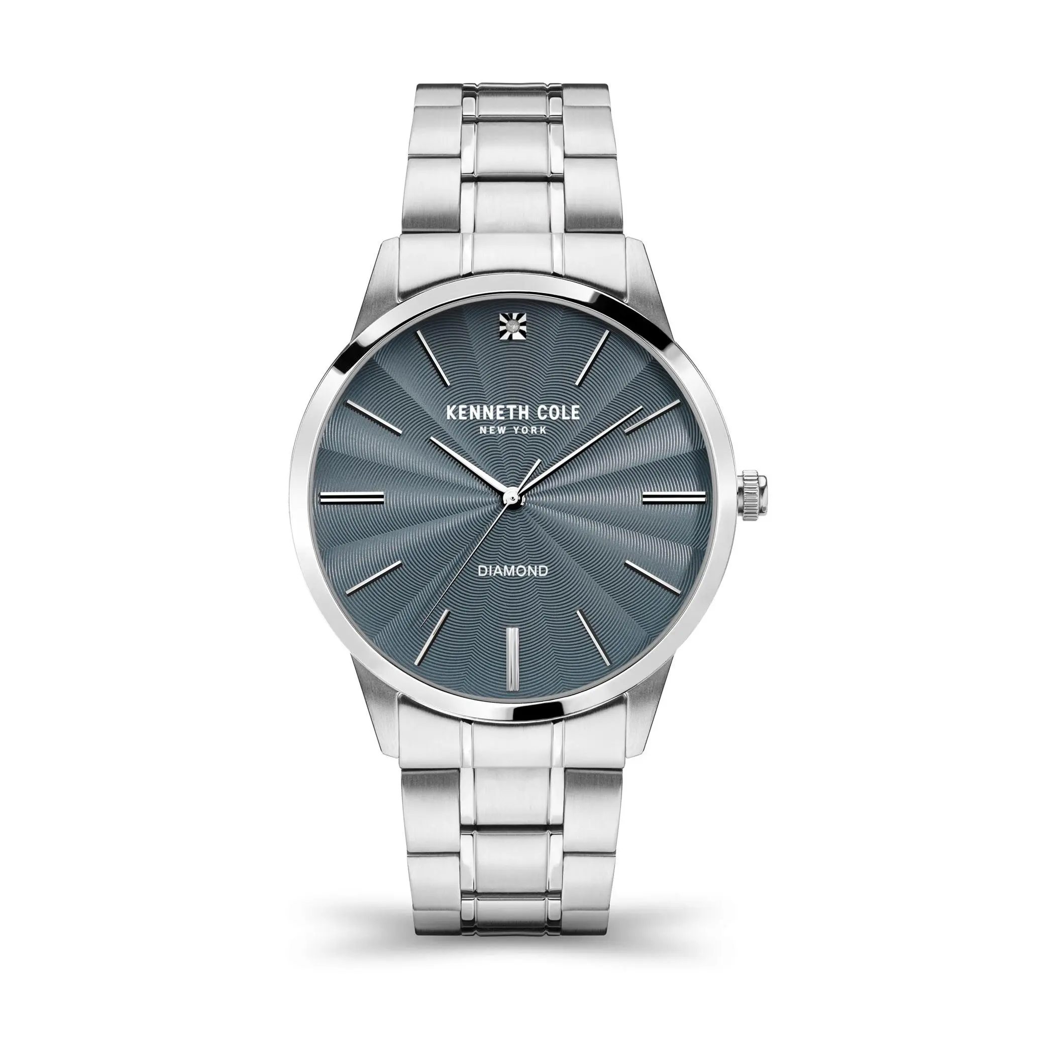 Kenneth Cole New York Men's 3-Hand Blue Dial Br acelet Watch Kenneth Cole New York Men's 3-Hand Blue Dial Br acelet Watch