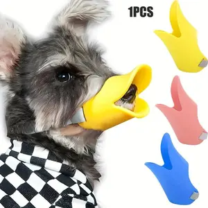 Soft French Bulldog Mask, Comfortable Breathable Dog Pet Safety Training Mask, Anti-Bite Puppy Mask Training Aid Available in Blue