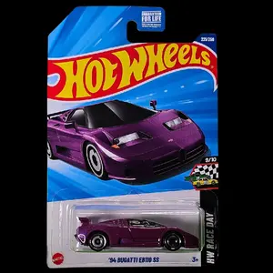 2025 Hot WheelsPurple 94 Bugatti EBT 10 SS #221 Diecast Collectible Diecast Metal Car