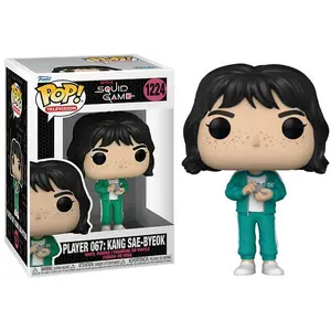 Funko Pop! Player 067: Kang Sae-Byeok Squid Game 1224 Vinyl Figure in PopShield Protector