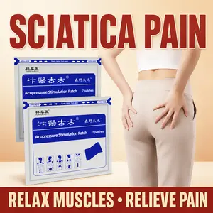 Sciatic Nerve Soothing Patch — Relieves sciatic pain, buttock and thigh discomfort; relaxes muscles and joints; herbal formula for penetration and soothing; an essential care patch for everyday home use.