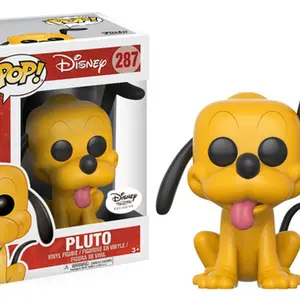 Funko Pop! Disney - Sitting Pluto #287 Exclusive (Sticker may vary) Collectible Pop Vinyl Figure