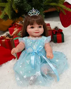 VACOS 20 inch Lifelike Reborn Baby Doll w/Accessories, 8 Piece Gift Packing Box Set, Soft Full Body Vinyl, Poseable Limbs, Curly Natural Hair, Realistic Newborn Doll Baby Girl, Christmas & Birthday Gift for Kids Age 3+ (Zuri)