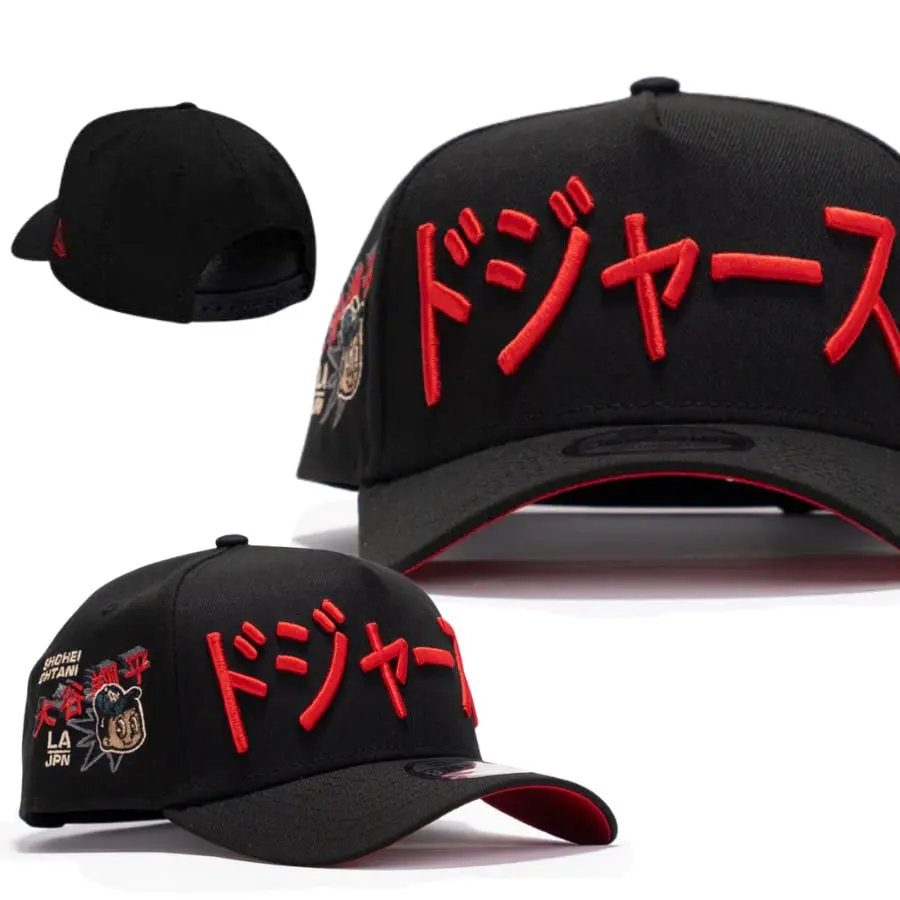 New Era Los Angeles Dodgers 9Forty Shohei Ohtani Edition A-Frame Snapback Hat - Adjustable Trucker Design, Fitted Snapback Hat, Unisex Streetwear Fashion for Men Women. Premium Baseball Style Accessory. Adjustable Gorras Sombreros. Viral TikTok Trend.