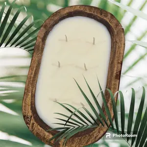 Wooden Bowl Candle Freshener Wooden Bowl Candle Freshener