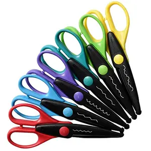 Zink Decorative Edge Craft Scissor Set of 6 for Precise Paper Cutting