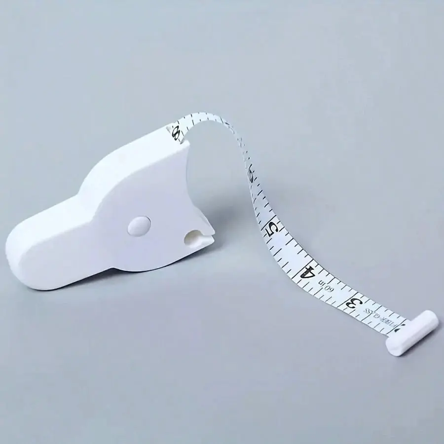 Compact Plastic Fitness Tape Measure - An Easy-To-Use Tool For Measuring Body Circumference, Measuring Arm, Leg, Waist, And Chest Circumference - A Portable Tape Measure Suitable For Students And Families