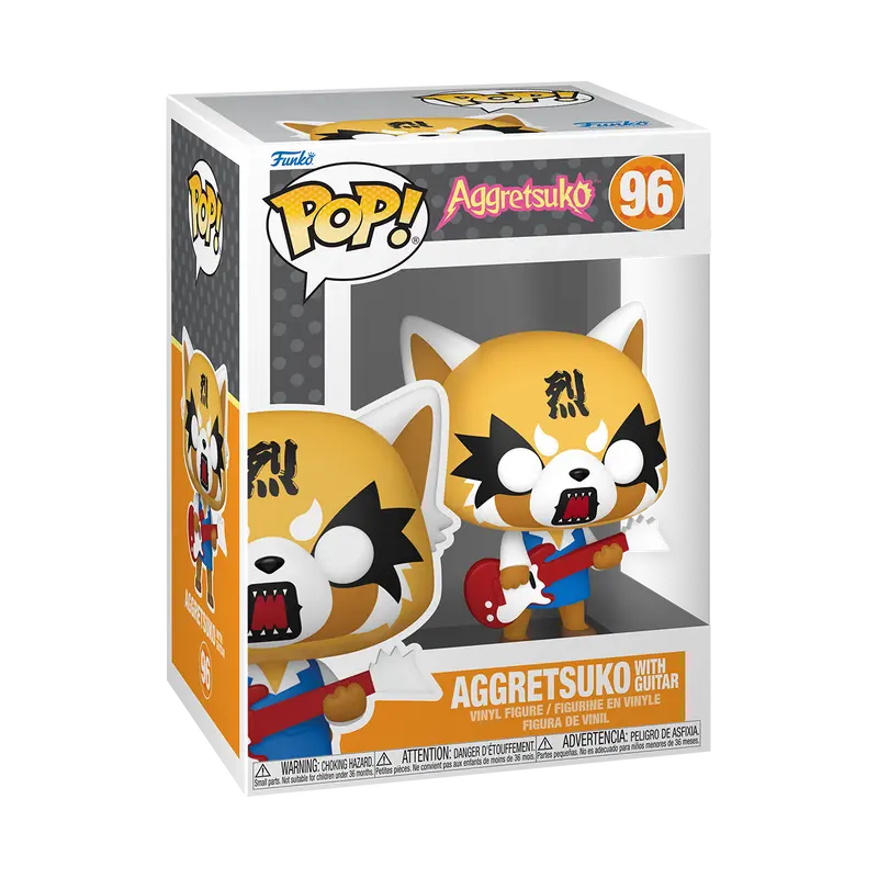 Funko Pop! Aggretsuko - Aggretsuko with Guitar #96 Collectible Pop Vinyl Figure