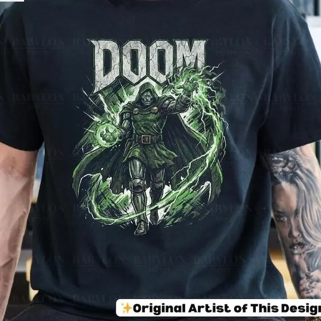 Vintage Doom Tshirt | Unisex Doctor Doom Streetwear Tee, Victor Von Doom Shirt