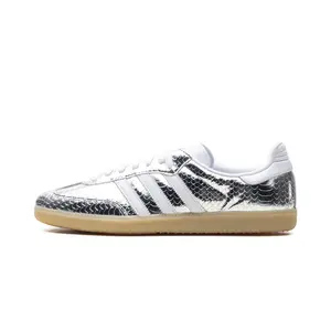 Adidas Samba OG WMNS "Patent Snakeskin Silver Metallic" IH9016