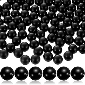 150Pcs 68/61 Caliber Nylon Projectiles, Reusable Solid Plastic Training Balls for Paintball Practice, Indoor & Outdoor Leisure Sports Equipment
