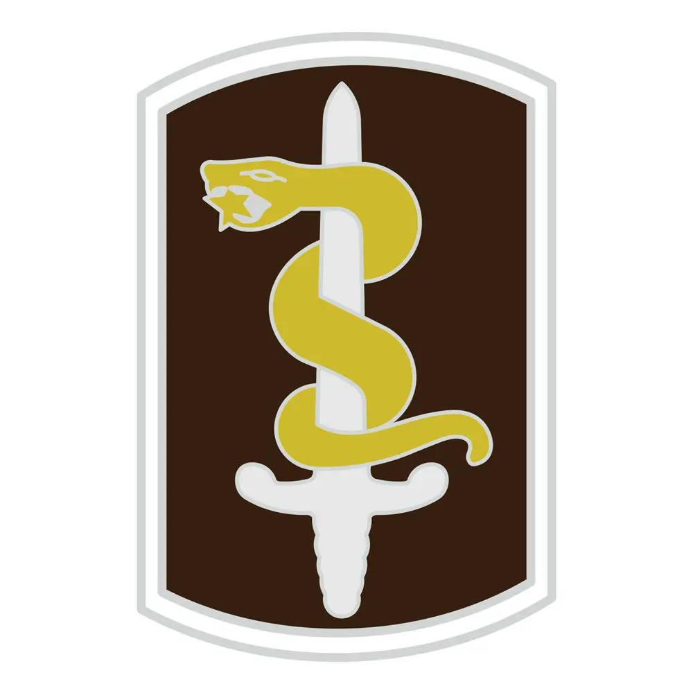 CSIB Vinyl Stickers - 30th Medical Command Combat ID Decal, Military Decor for DIY Scrapbooking & Stamping