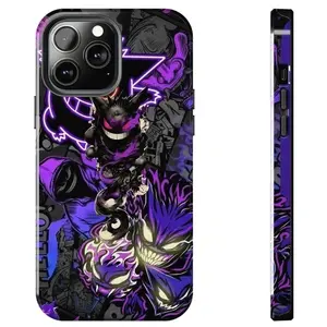 Anime-Style Gengar Ghost Monster Design iPhone Case — Compatible with iPhone 17/16/15/14/13/
