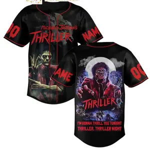 Michael Jackson Baseball Jersey, King of Pop Michael Jackson Jersey, Gift for Fans