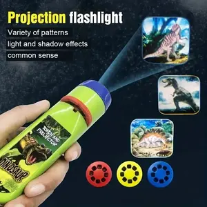 Dinosaur Projector Flashlight, Portable Dinosaur Projector Flashlight, Night Light Technology Toy For Gift dinosaur toys dinosaur toys for kids 3-5 dinosaur toy kids flashlight dinosaur clothes for boys dinosaur light projector dinosaur flashlight
