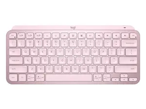 Logitech MX Keys Mini Minimalist Wireless Illuminated Keyboard, Compact, Bluetooth, USB-C, for Apple macOS, iOS, Windows, Linux, Android - Rose - With Free Adobe Creative Cloud Subscription