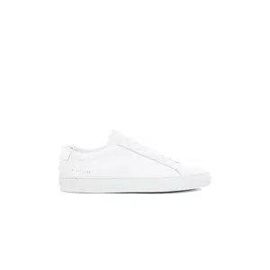 Common Projects Original Leather Achilles Low in White