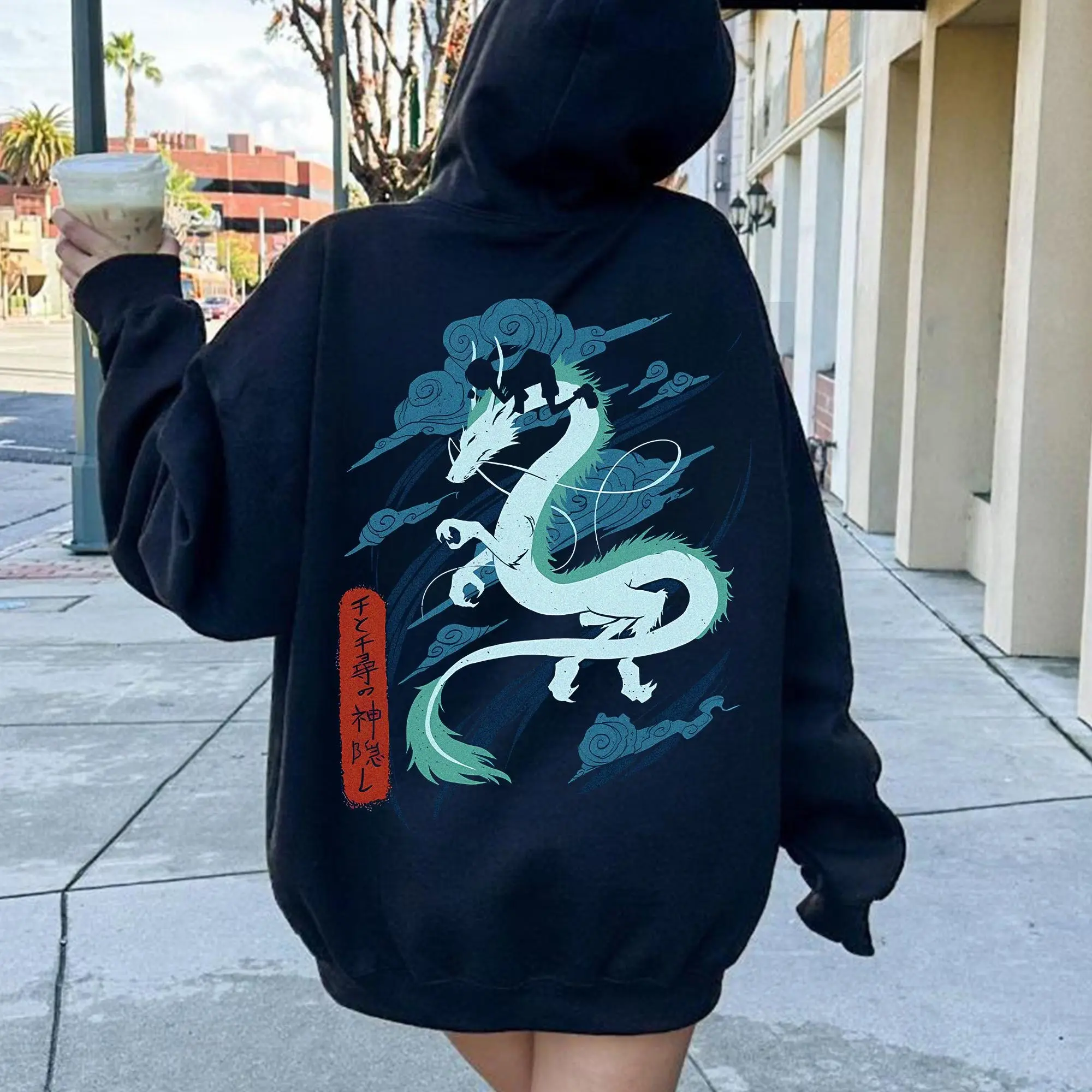 Vintage Spirited Away Shirt, Sweatshirt, Hoodie, Studio Ghibli Shirt, Haku, No Face, Chihiro Shirt, Studio Ghibli Gift Shirt