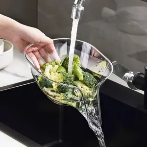 Kitchen Bowl Utensils Draining Smart Strain Kitchen Bowl Multi-Function Draining Colander All-in-One Smart Strain Kitchen Bowl Easy Draining