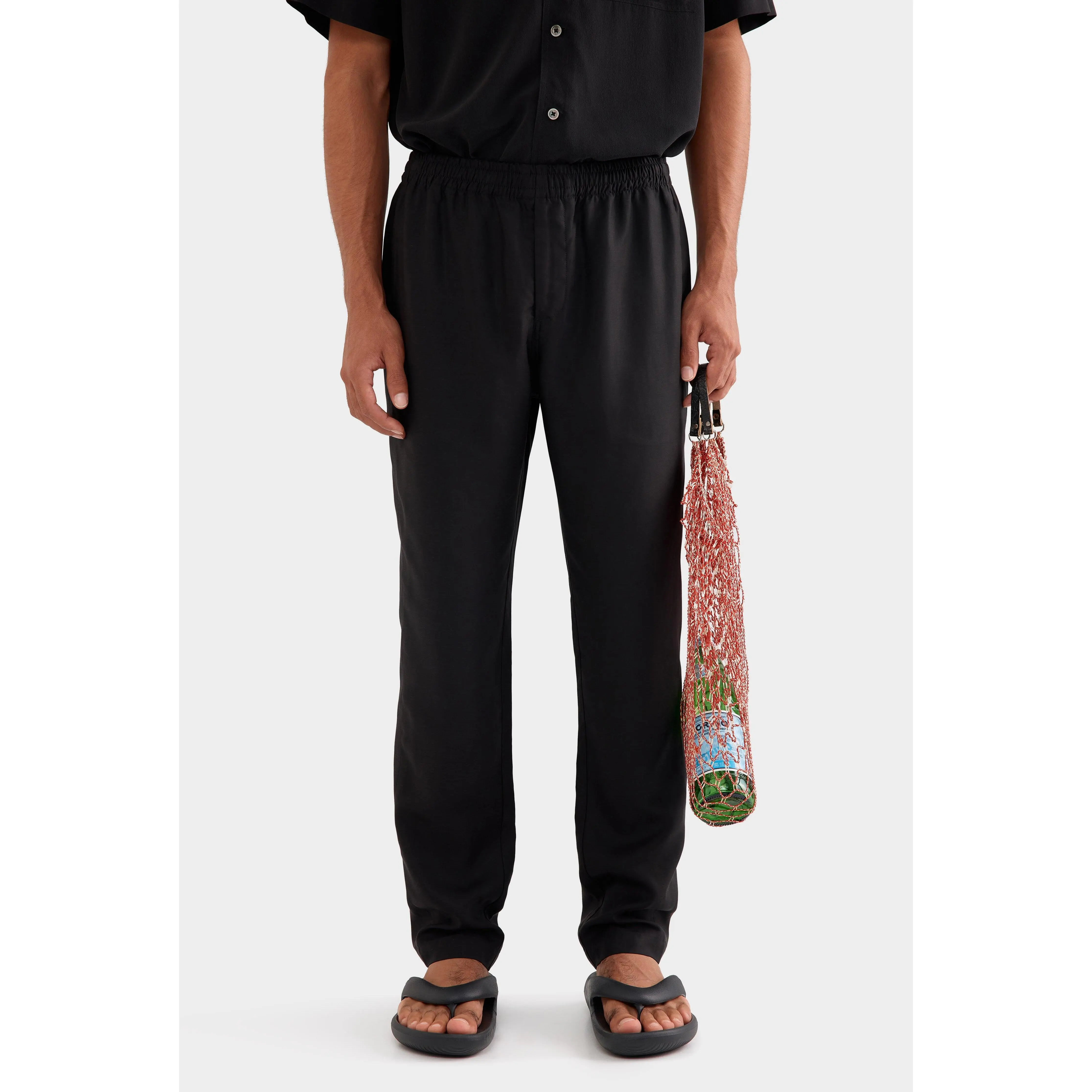 Tencel Lounge Chino - Black