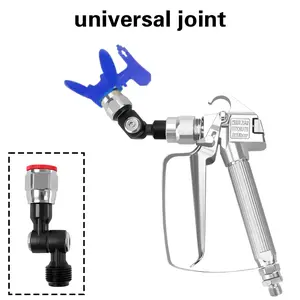 1/4 in Airless Paint Sprayer Swivel Joint, 7/8 in F to 7/8 in M Adapter, 360° Rotating Stainless Steel Connector, High Pressure Hose Fitting for Spray Gun