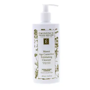Eminence Monoi Age Corrective Retinol Exfoliating Cleanser - Anti-Aging Facial Wash for Dry Skin with Facial Cleansing, Skin Repair, Smoothing Formula, 8.4 oz