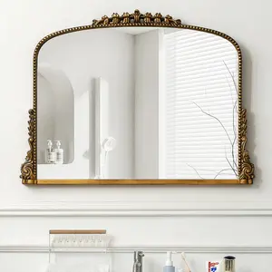 Vintage Arch Wall Mirror Decorative Mirrors for Bathroom Living Room Entryway