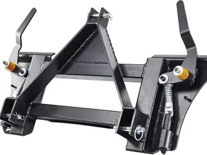 YITAMOTOR 3 Point Quick Tach Adapter Universal Skid Steer Quick Attach Conversion Adapter Fit for 3 Point Cat 1 Tractor