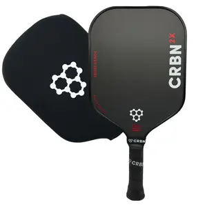 CRBN² X Series Pickleball Paddle - Carbon Fiber Square Racket for Indoor/Outdoor Play with Unmatched Power and Pop