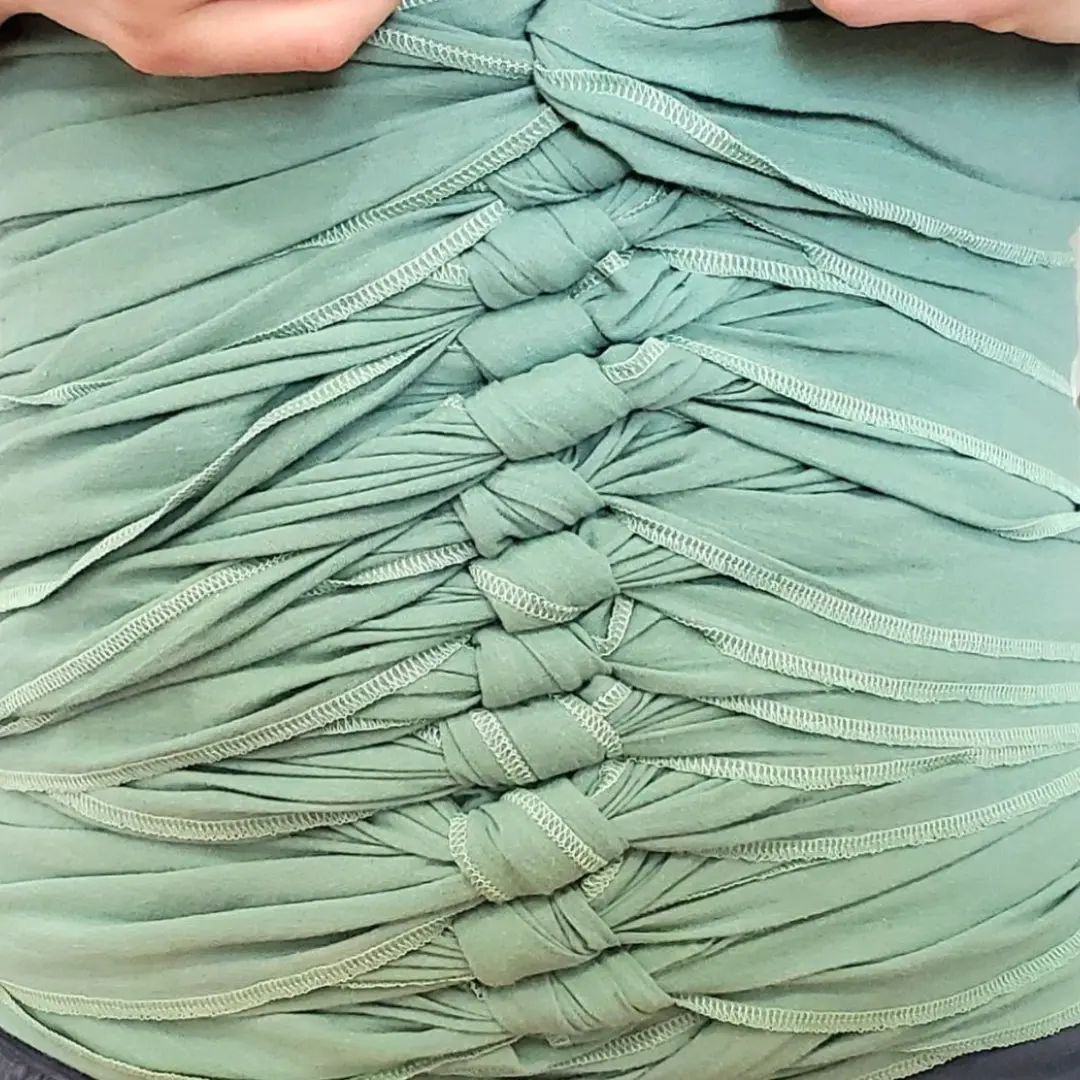 Linen Cotton Bengkung Belly Binding Wrap 'Lila'