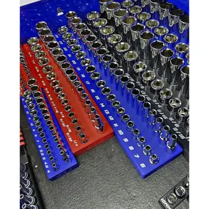 Socket Organizer Fits Quinn 3/8&Quot; Drive Chrome Master Set 70317 | Toolbox Organizer | Sae/Metric Magnetic Ready Holder | 3D Printed By S3c