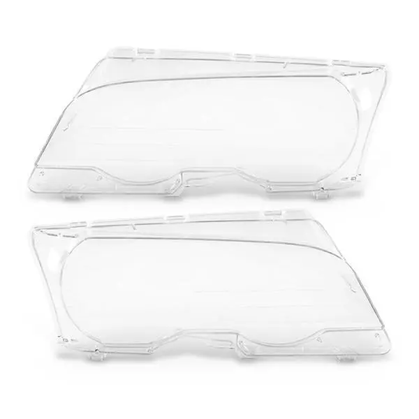 For 99-03 BMW E46 3-Series 2DR/01-06 M3 Pre-facelift Headlight Replacement Lens