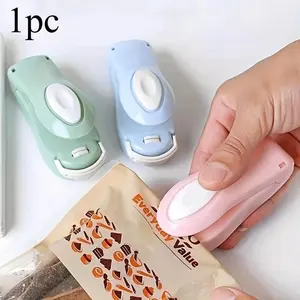 Portable Handheld Heat Sealer, 1 Count Battery Powered Food Plastic Bag Sealer, Multifunctional Mini Sealer for Food, Snack & Plastic Bag